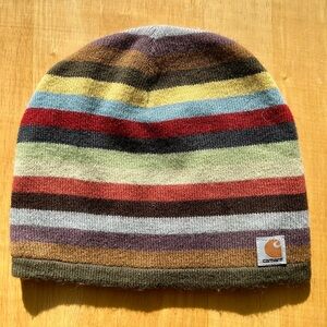 Carhartt Women's Striped Fleece Lined Knit Hat